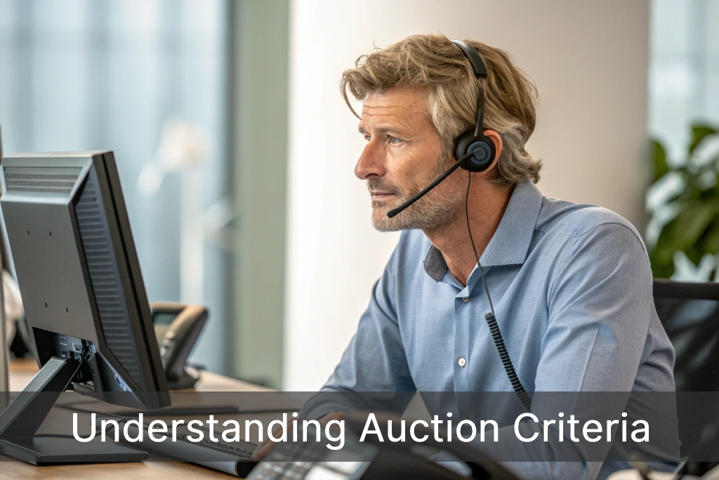 auction finance criteria