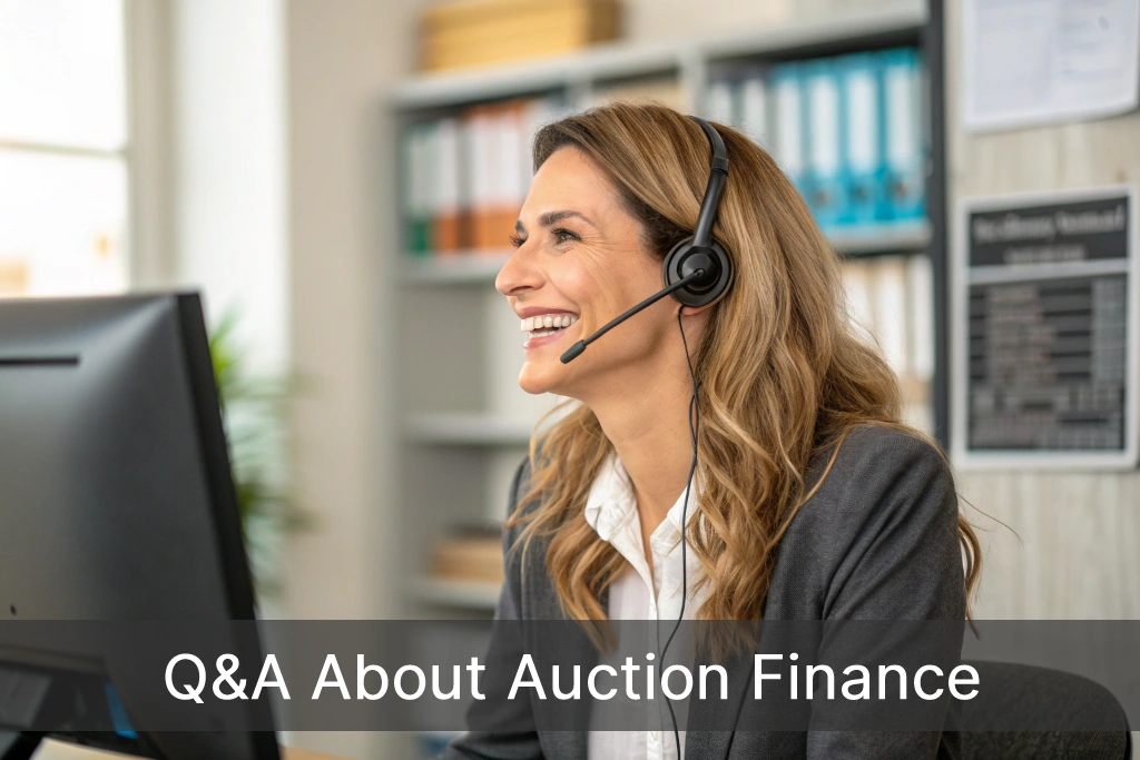 auction finance FAQs