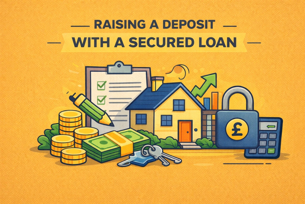 raising deposit using secured loan